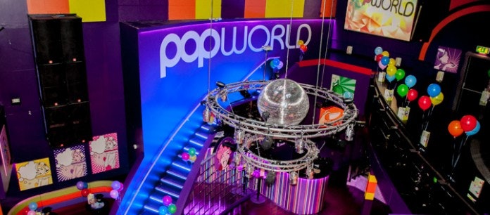 40th Birthday Party Venues in Birmingham - Popworld Birmingham - Events in VIP Top Floor - Banner