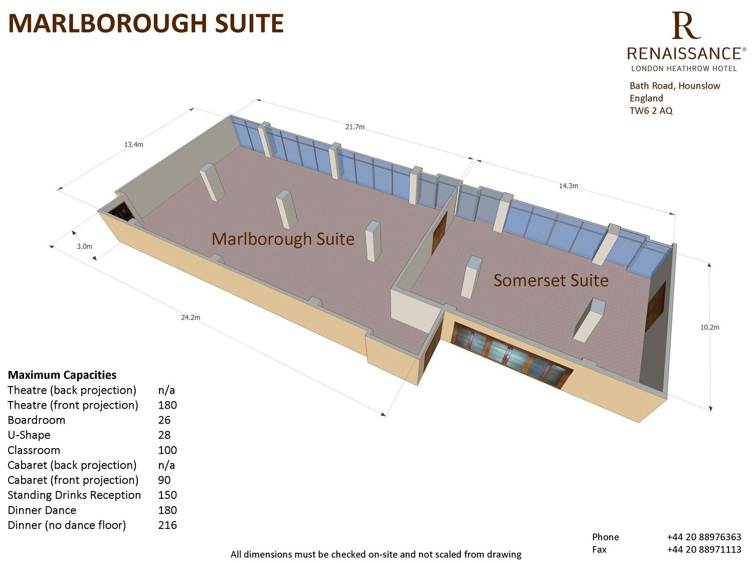 Renaissance London Heathrow Hotel - Marlborough Suite image 6