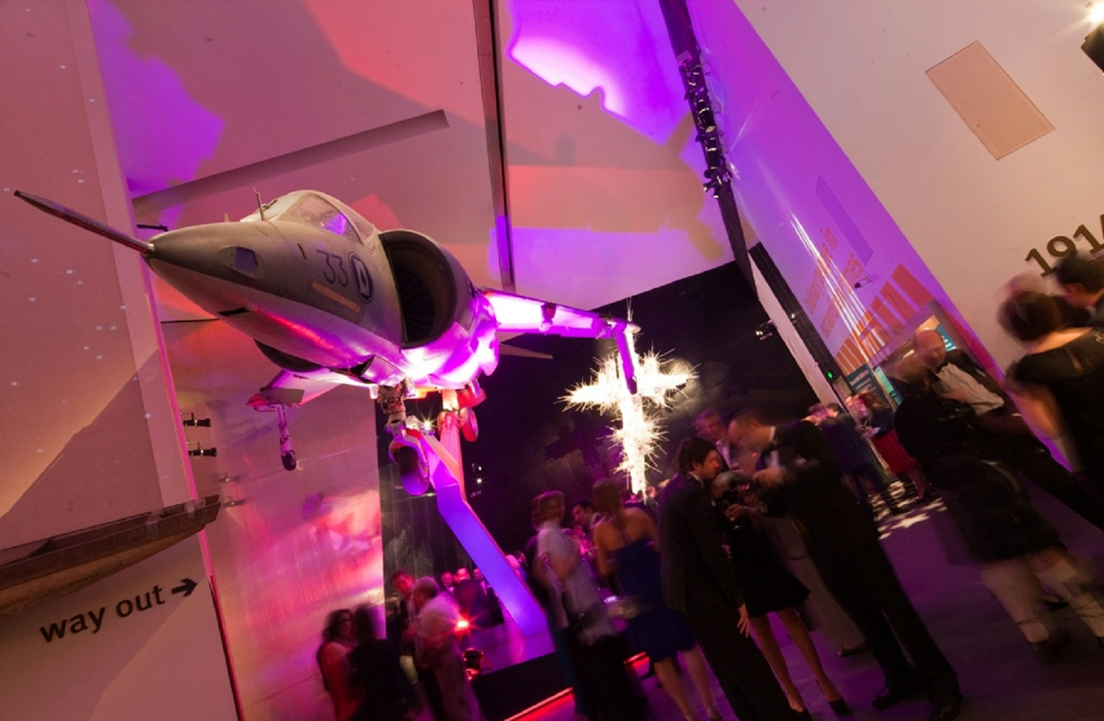 Product Launch Venues - Imperial War Museum North - Events in Harrier Jump Jet Gallery - Banner