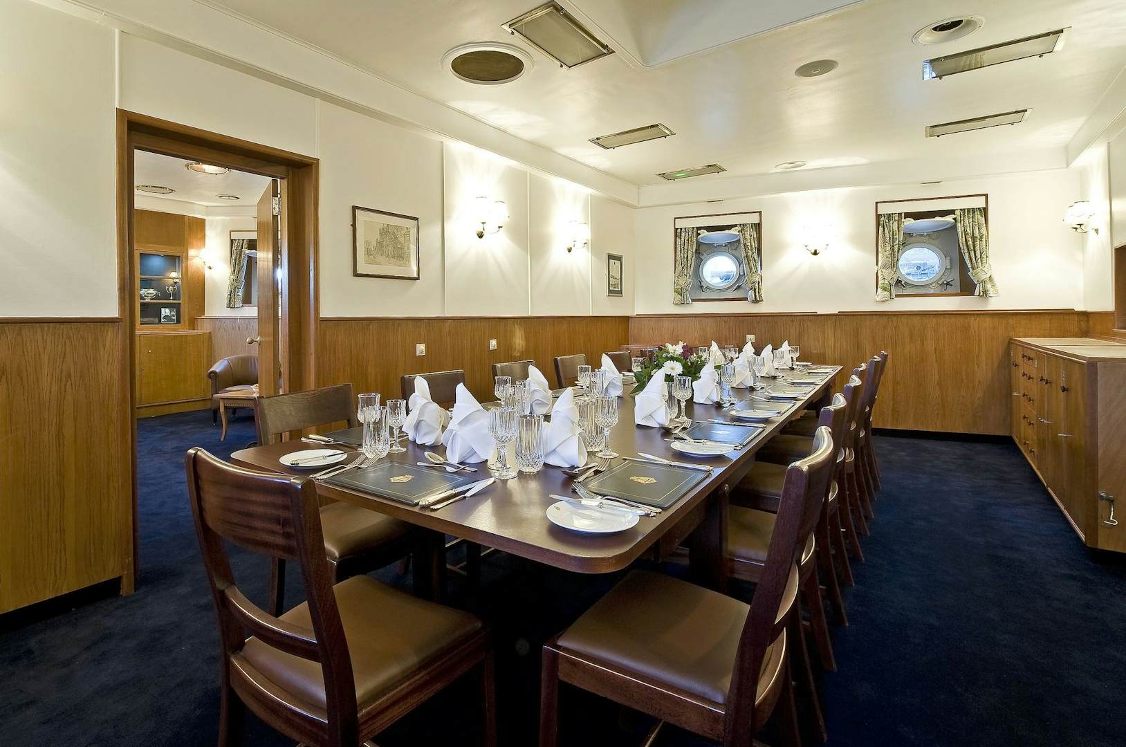 Admiral S Quarters Dining Hire Hms Belfast