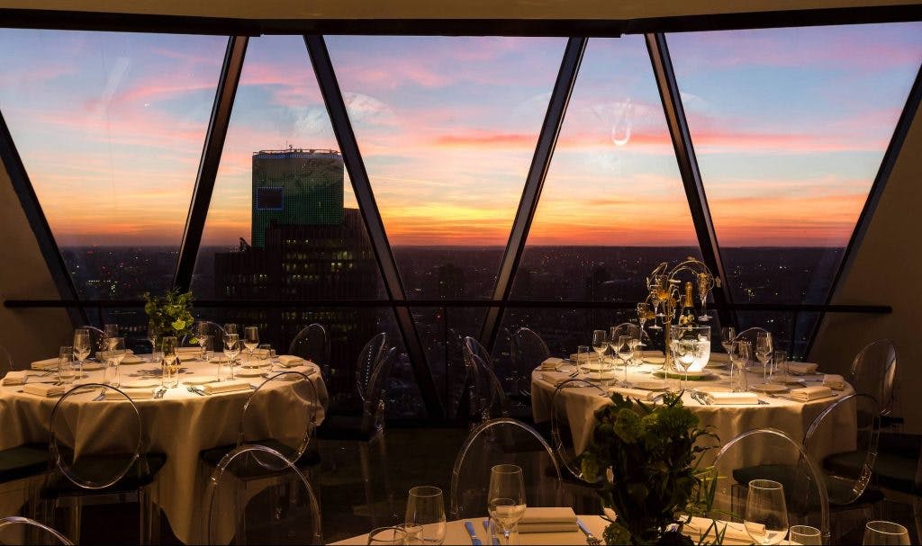 Searcys at the Gherkin - Single private dining room image 3