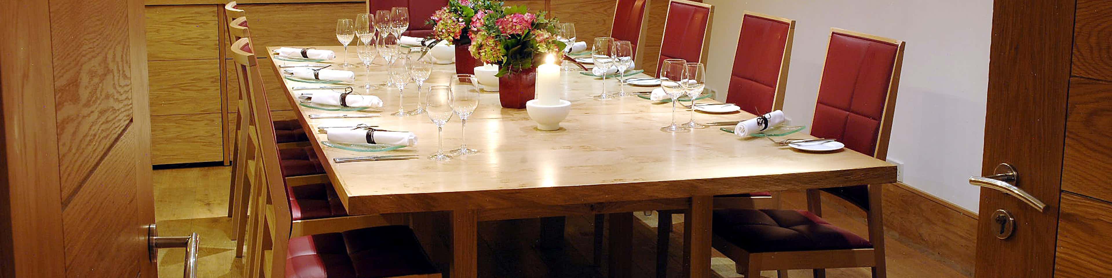 Intimate Private Dining Rooms - Banner