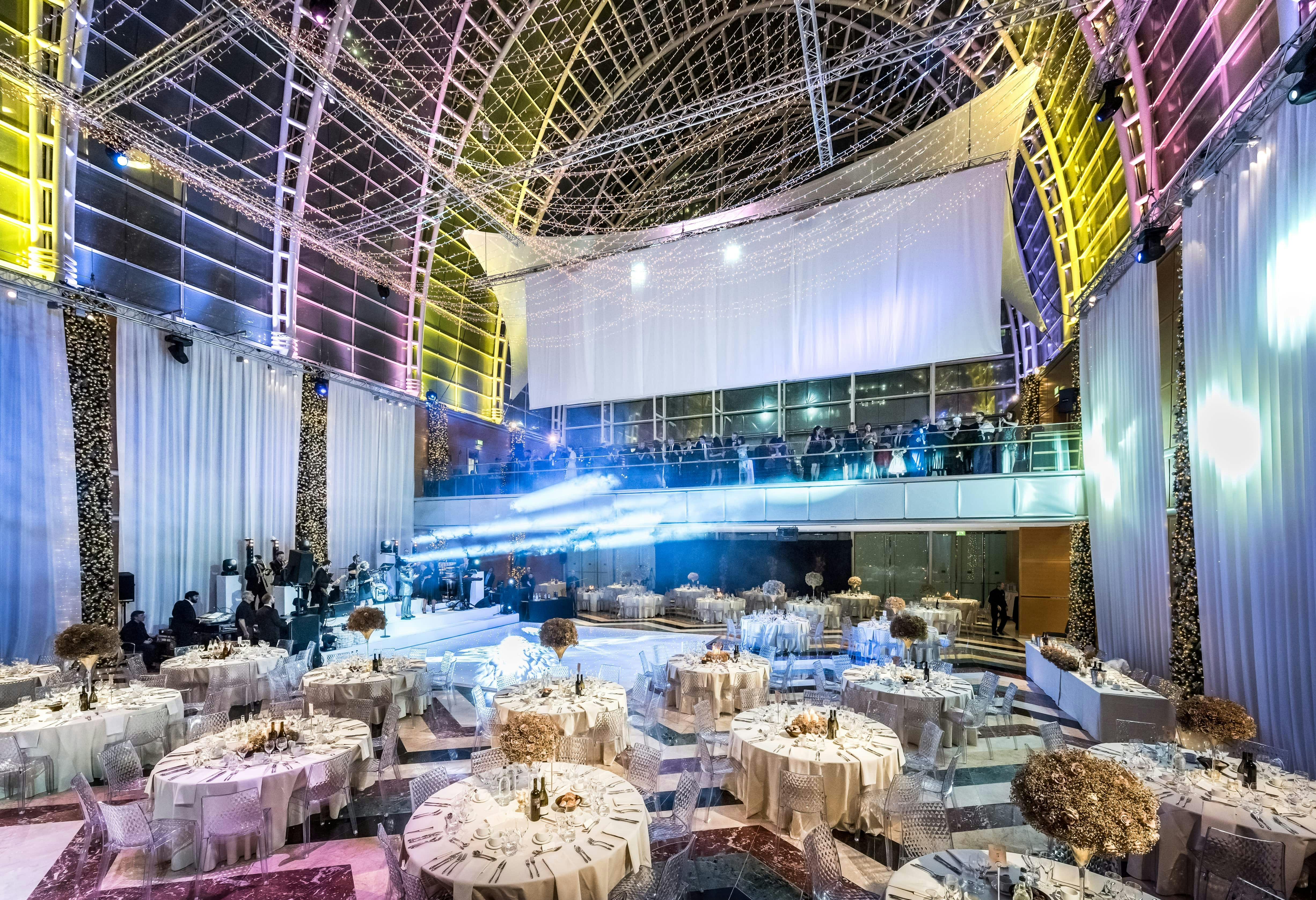 Dry Hire Venues in London - East Wintergarden  - Business in Main Hall - Banner