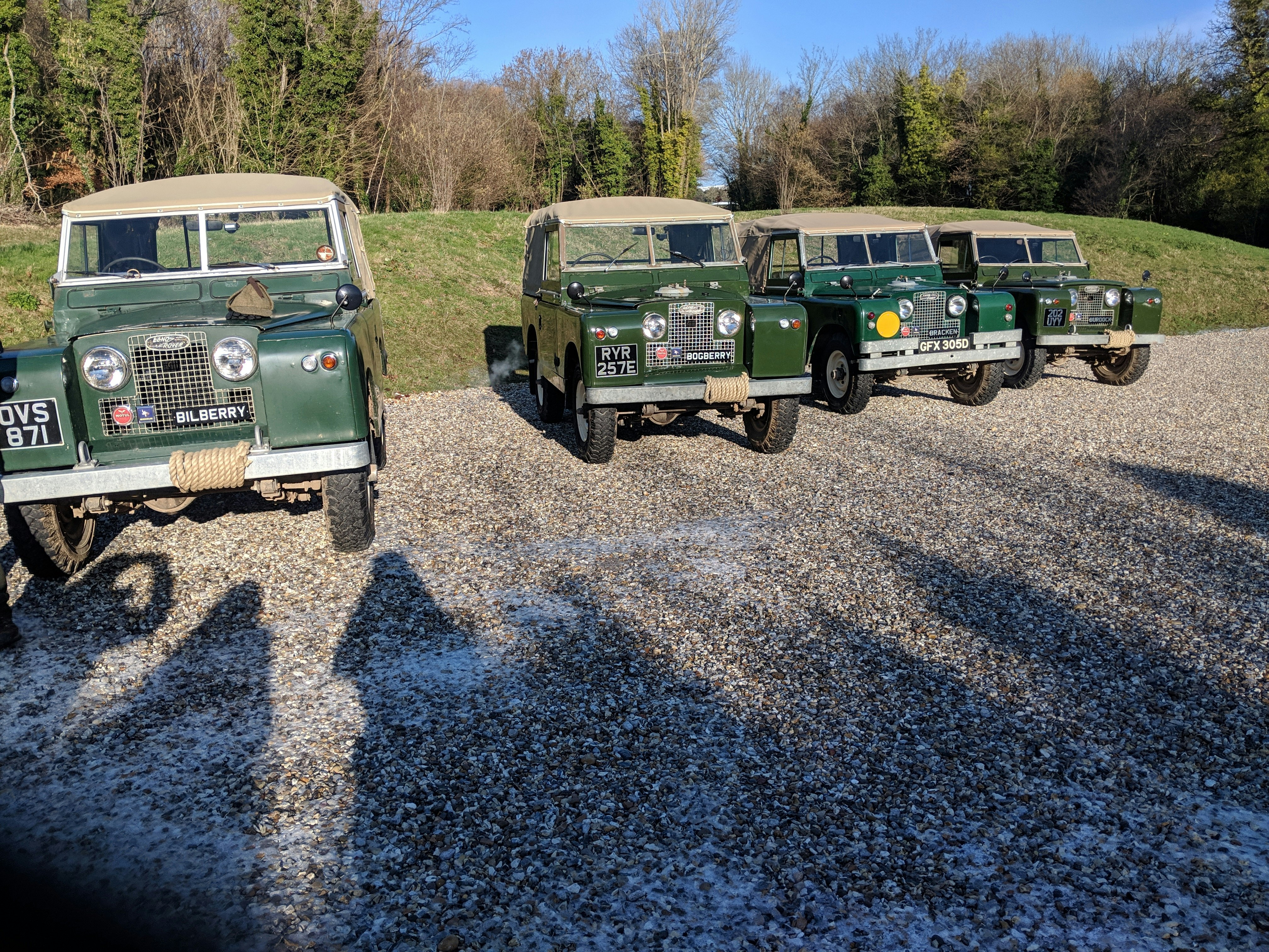Vintage Land Rover off-roading experience at Goodwood Estate