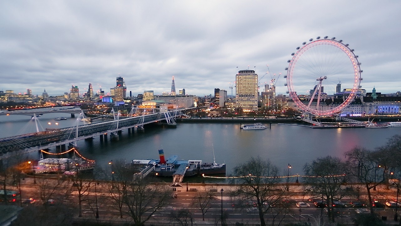 The view from The Royal Horseguard's Hotel and One Whitehall Place