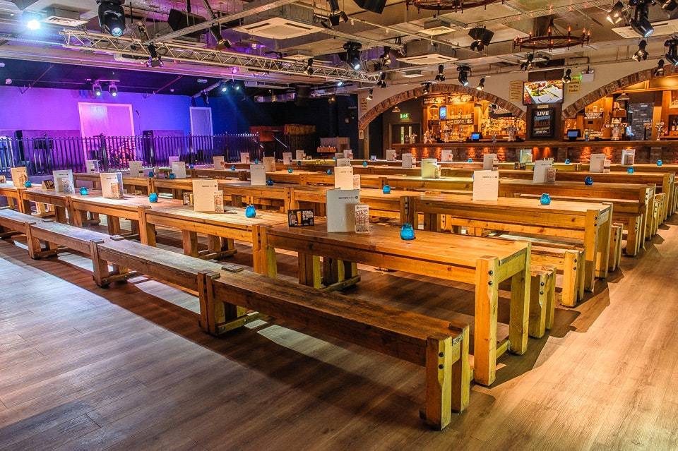 Christmas Party Venues in Northern Quarter - The Liverpool Bierkeller Entertainment Complex  
