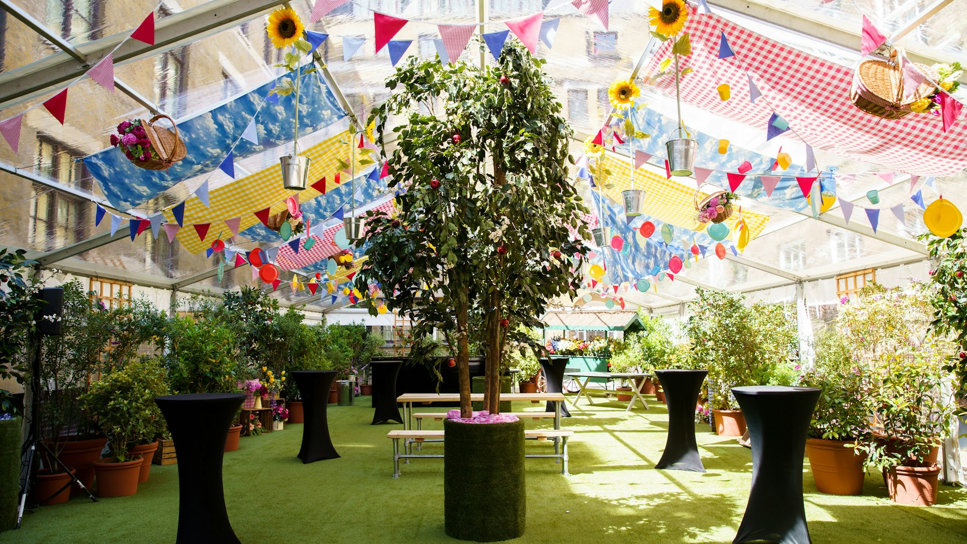 Courtyard marquee