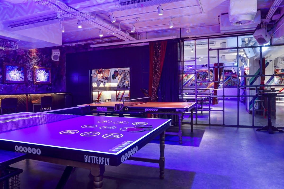 Party Venues - Bounce, the home of Ping Pong | Old Street