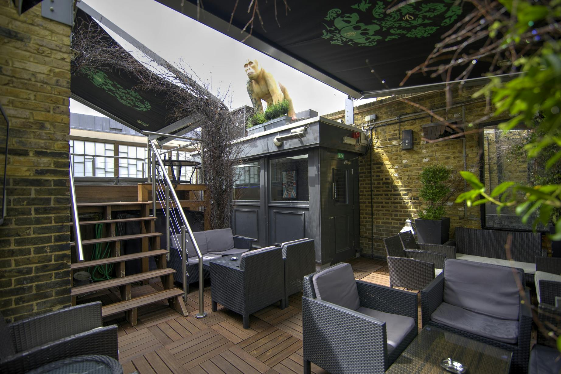 Roof Terrace Business Karma Sanctum Soho Hotel Restaurant Bar