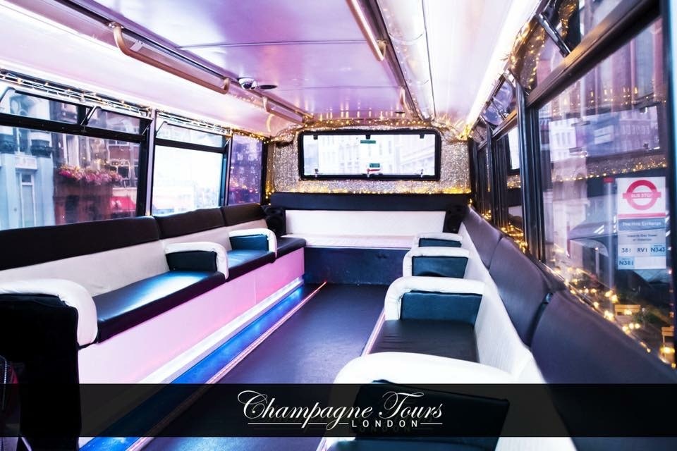 Champagne Tours London - Luxury Double Decker Bus image 4