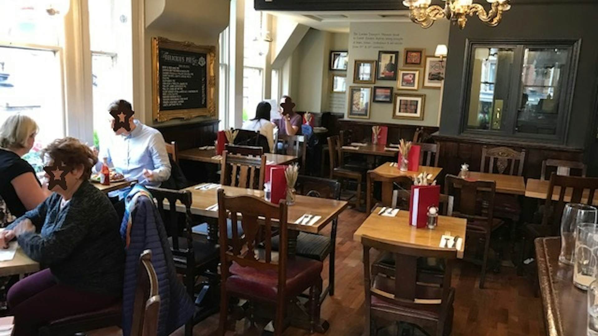 upstairs dining white lion