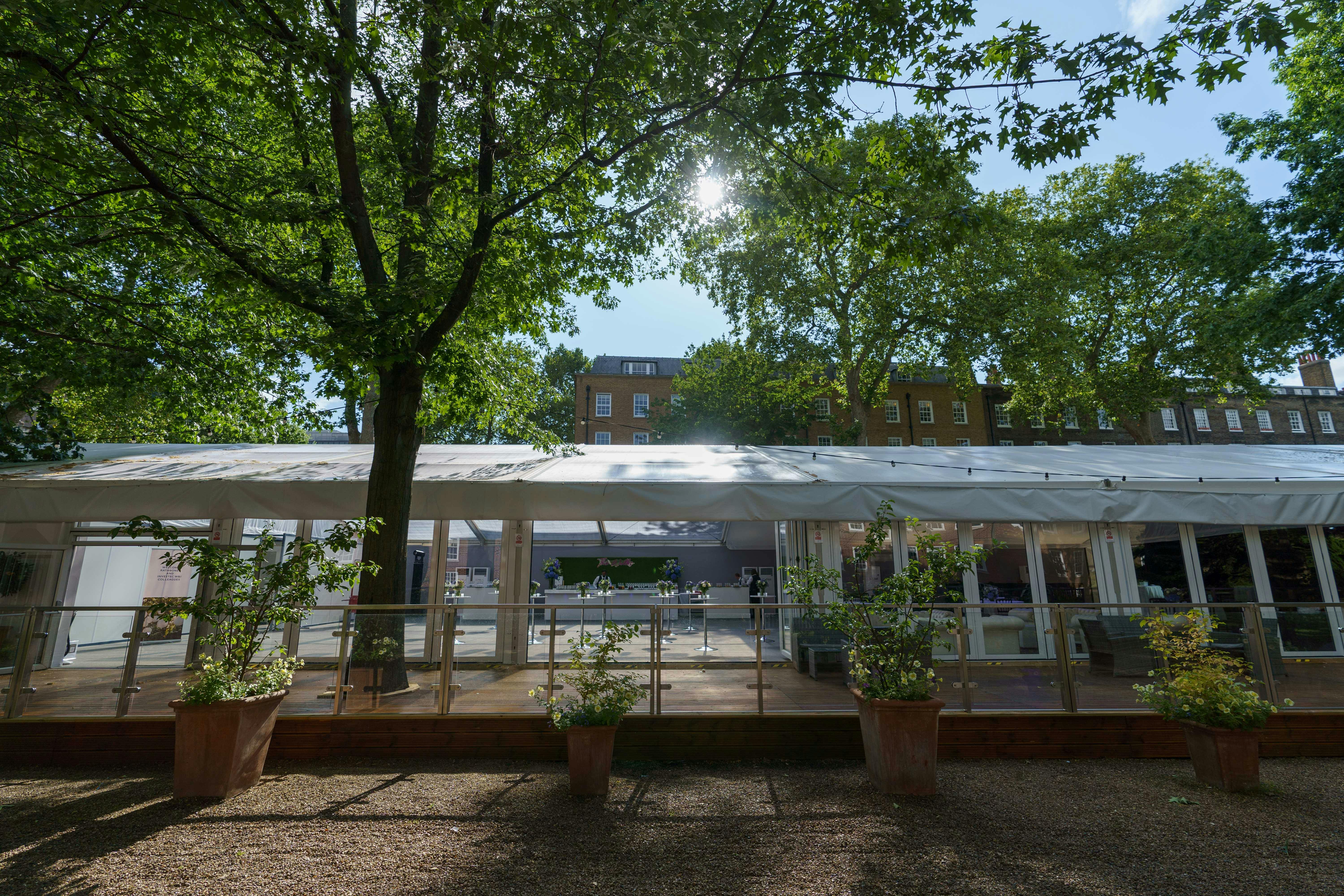 Summer Marquee in The Walks | The Honourable Society of Gray's Inn