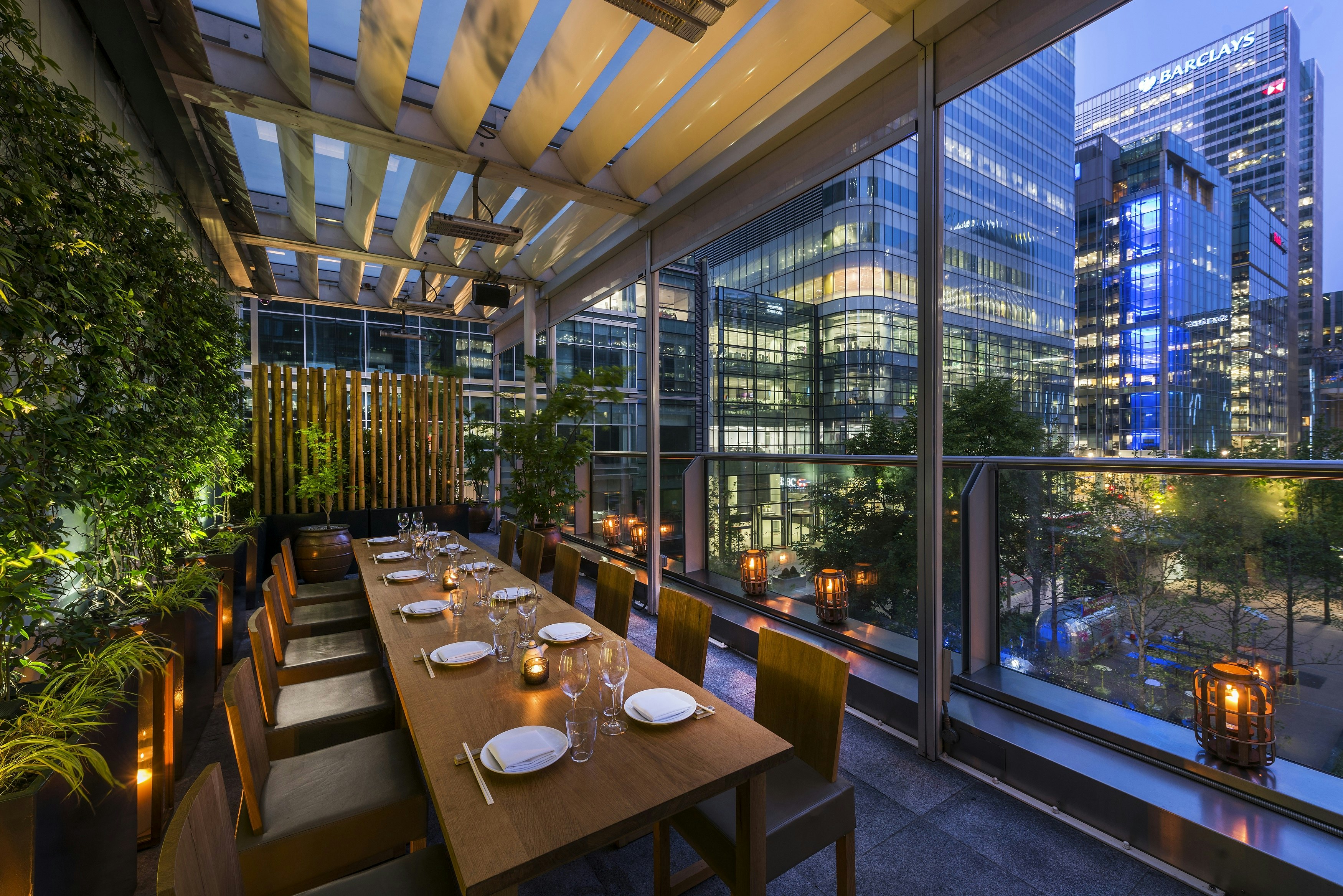 ROKA Canary Wharf - Rooftop Terrace image 4