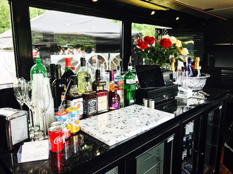 Lower Level Cash Bar Weddings VIP Bus Bars