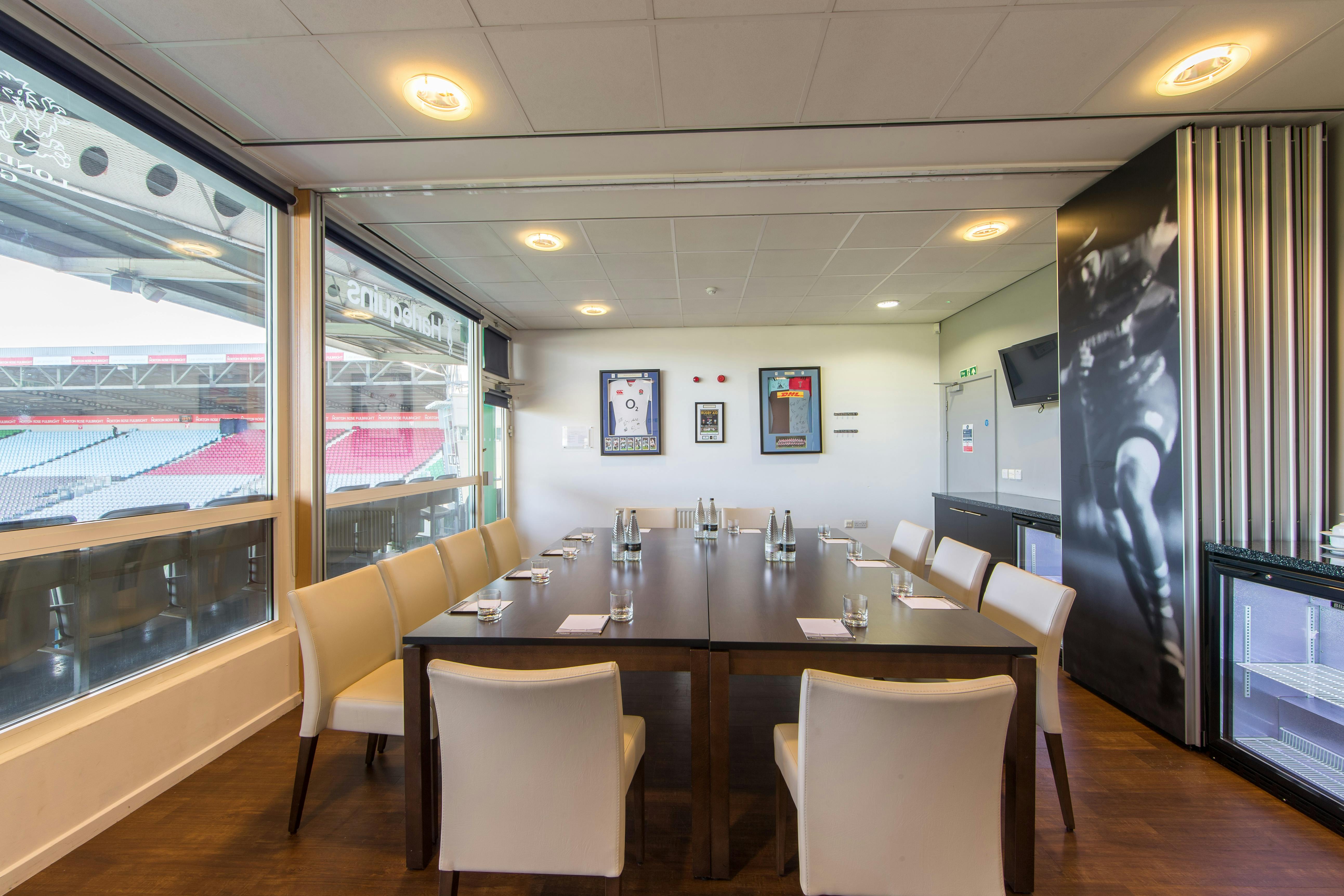 Double Executive Boxes Business The Twickenham Stoop Stadium