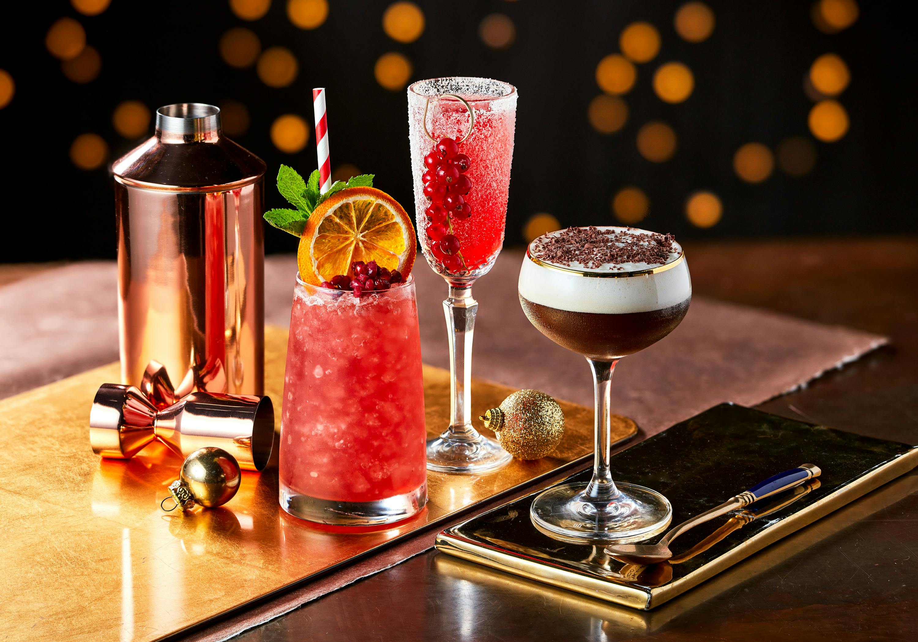 Festive drinks at Martini Monument and Minories
