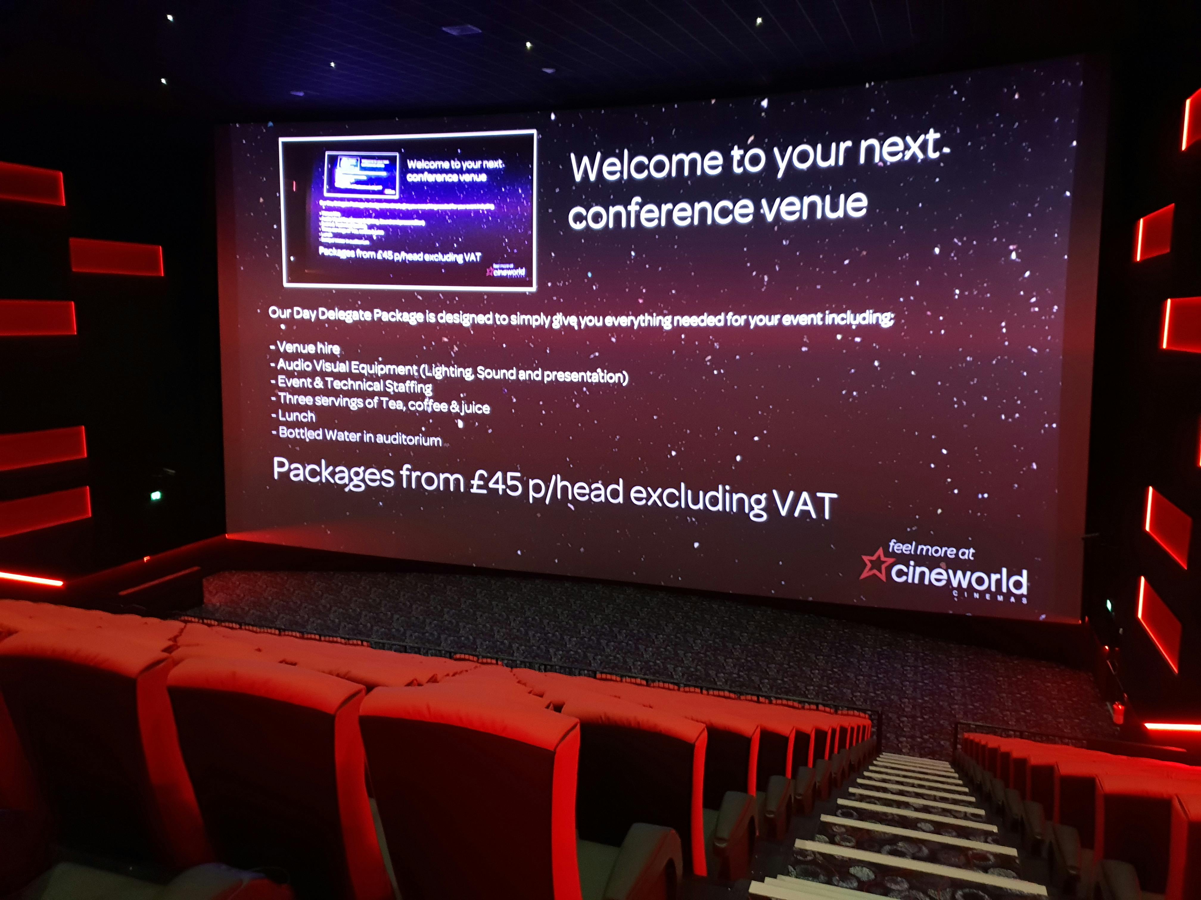 Cineworld Watford | All the best venues for your event