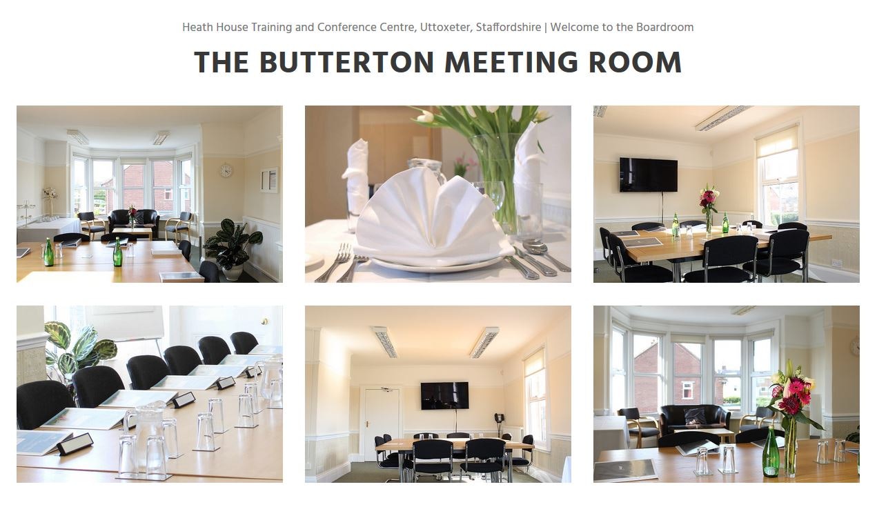 Heath House Conference Centre  - Butterton Room image 2