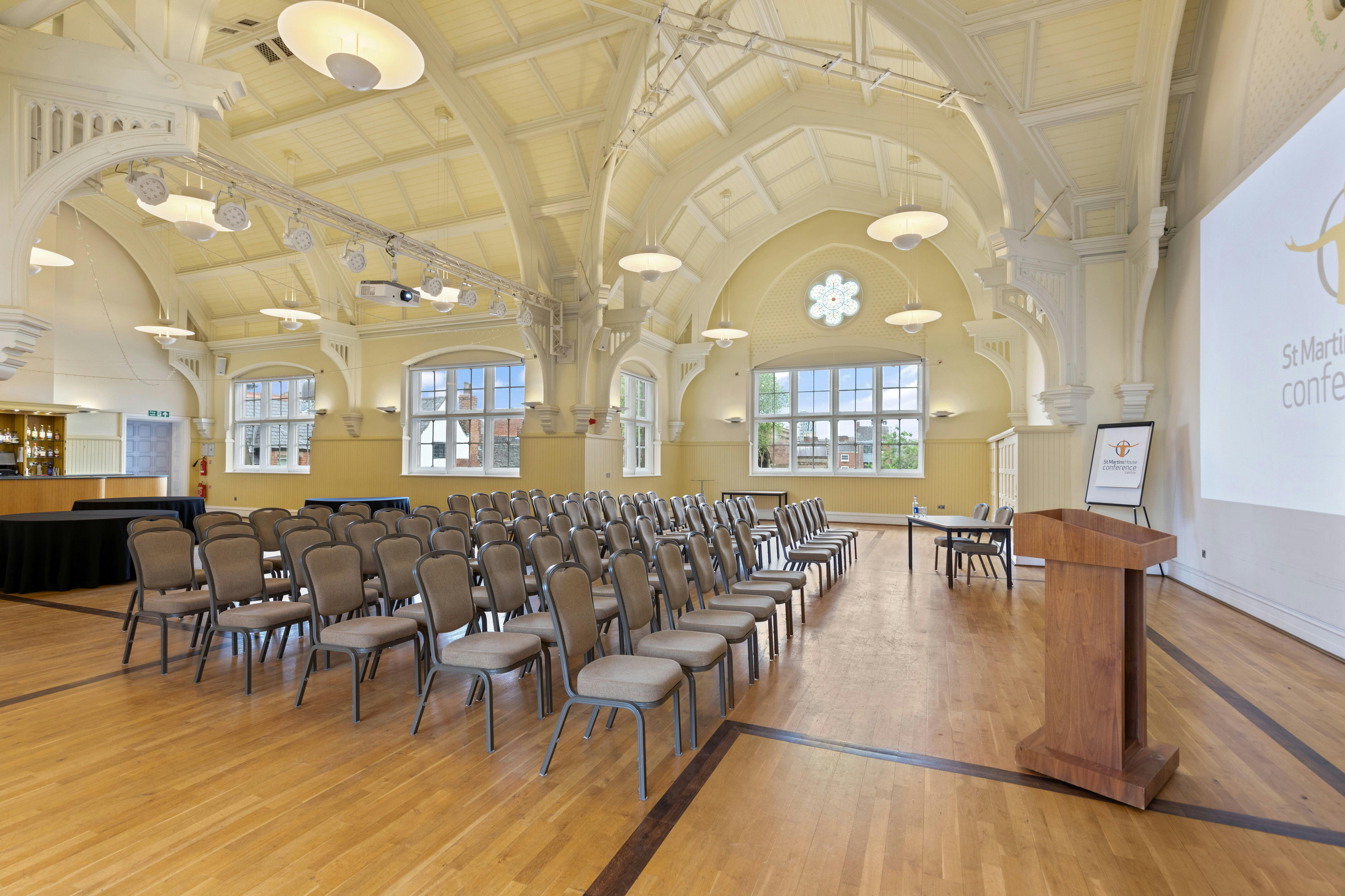 The Grand Hall Business St Martins House Conference Centre & Lodge