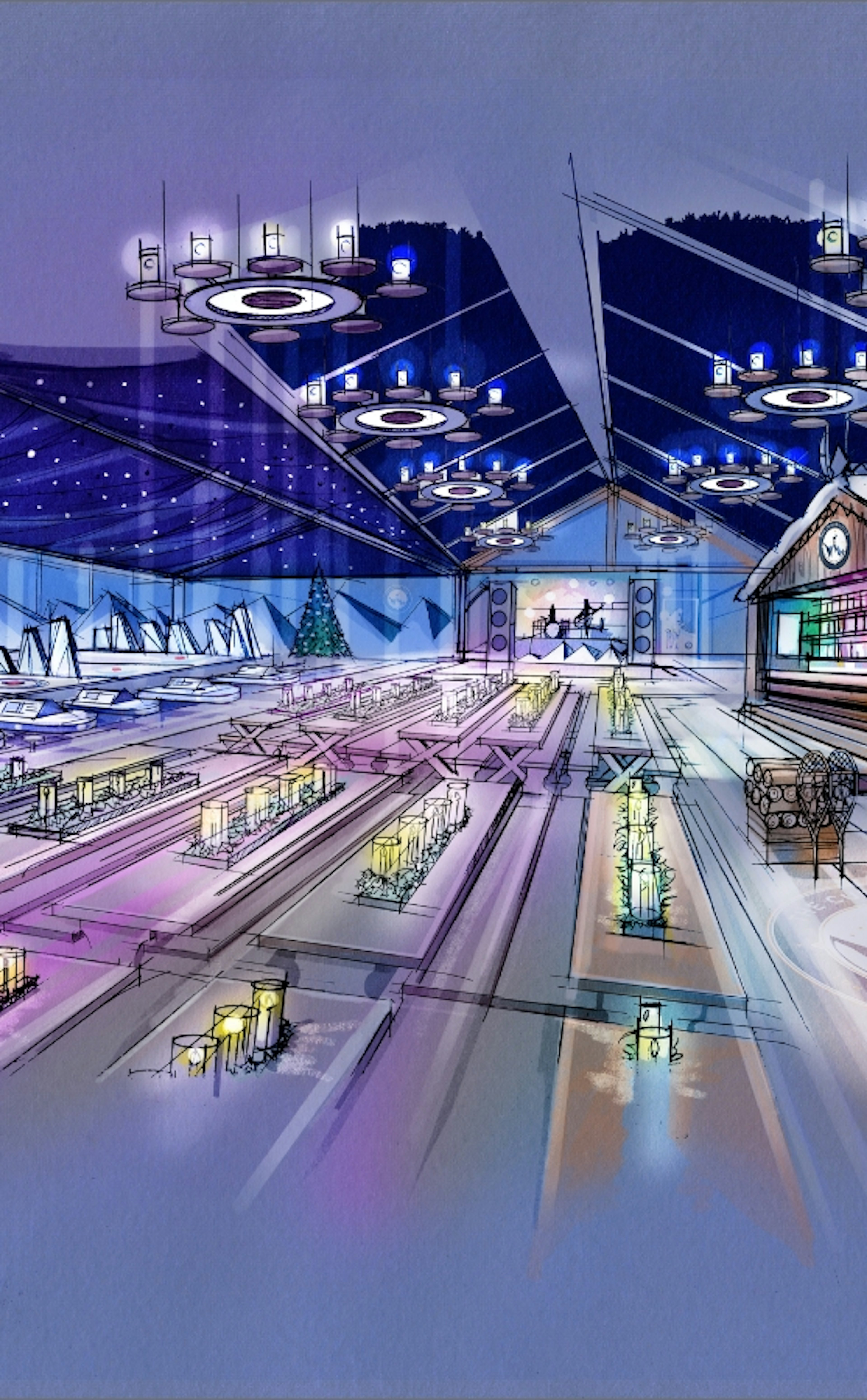 Christmas Office Party Venues - The Curling Club