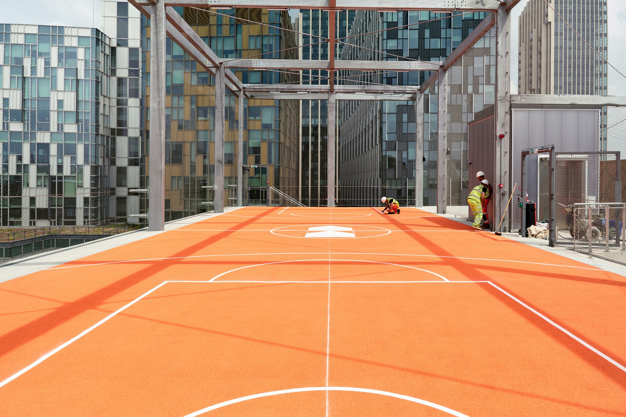 Rooftop Basketball Court - The Court image 3
