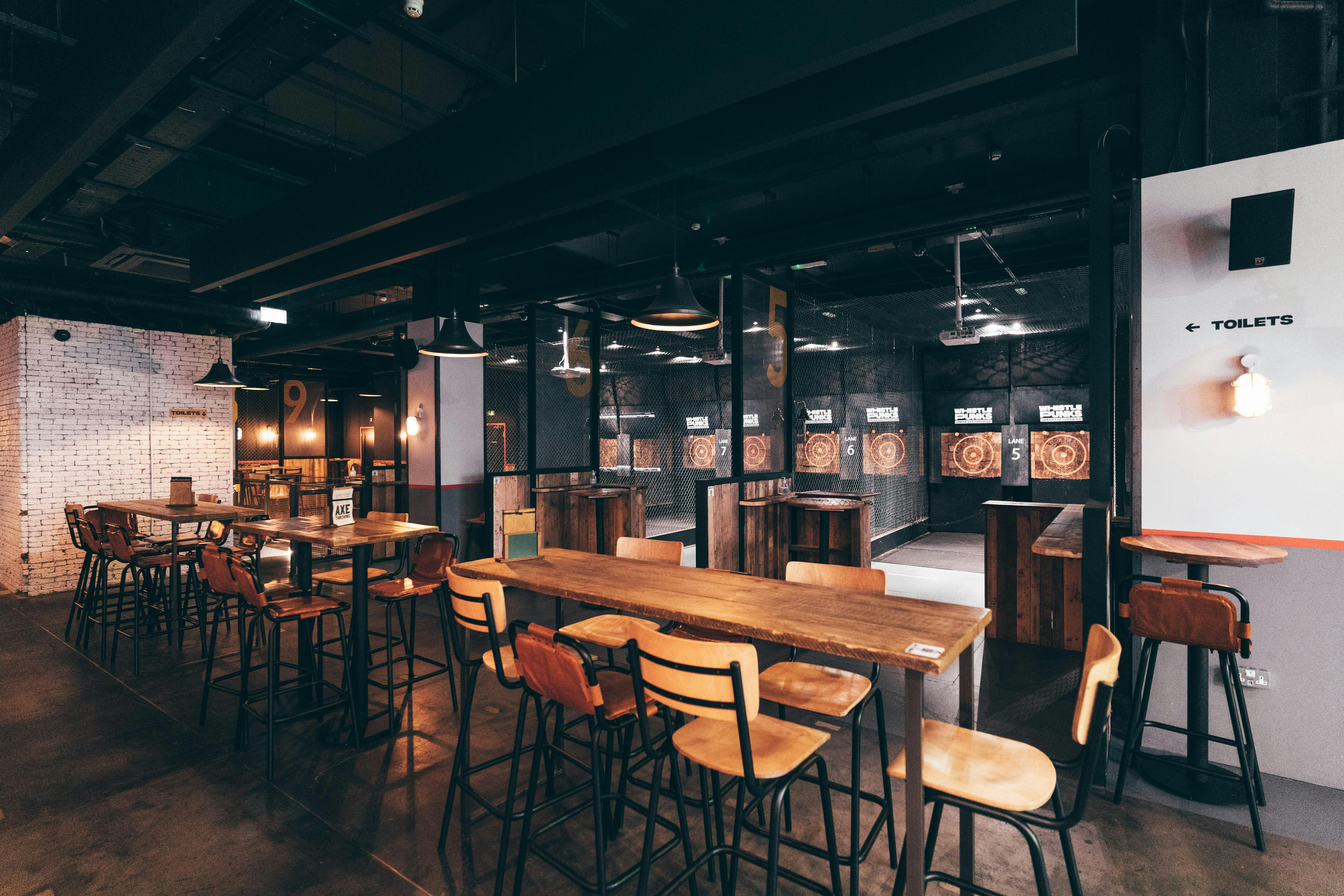 Venue Hire Film and Photo Whistle Punks Urban Axe Throwing Oxford