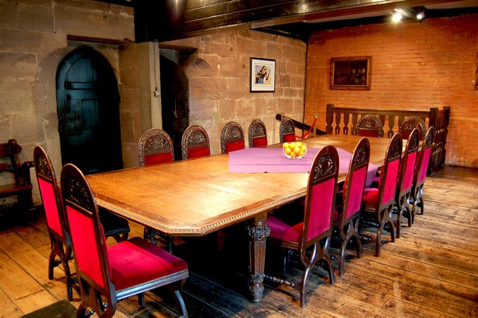 Intimate Private Dining Rooms in Manchester - Chetham's  - Dining  in Staff Dining Room - Banner