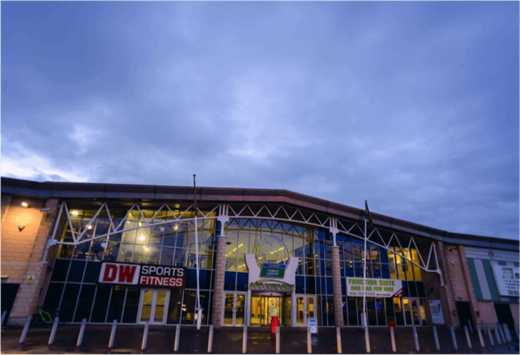 Creative Studios in Manchester - Trafford Soccerdome - Events in Multisport Arena  - Banner