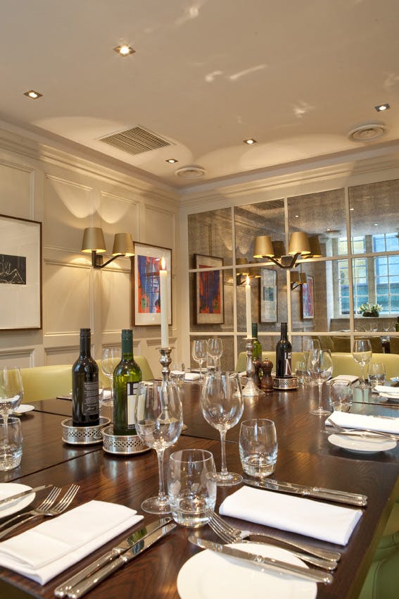 Grubb Street Private Room Chiswell Street Dining Rooms