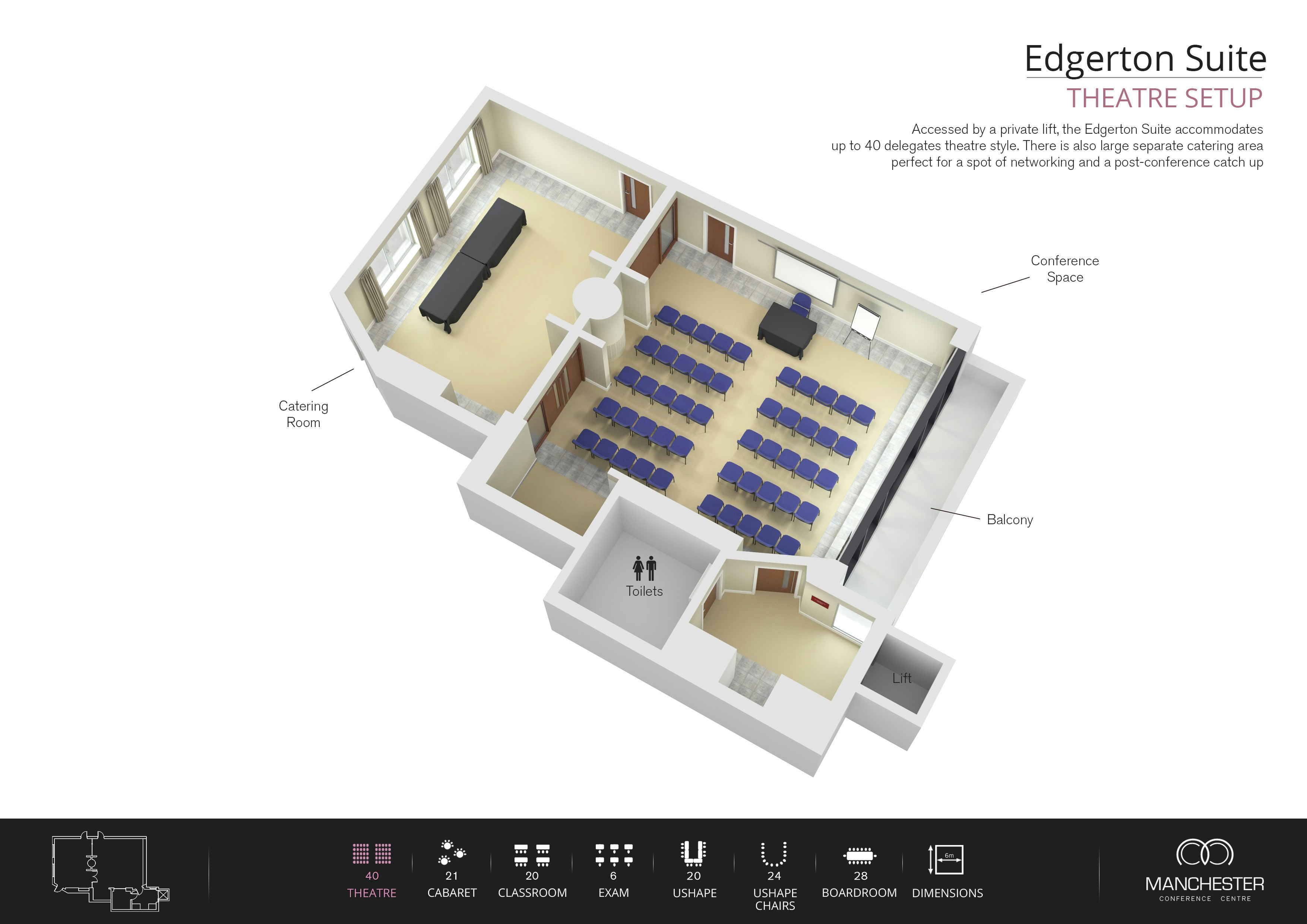 Manchester Conference Centre & Pendulum Hotel - Edgerton Suite image 6