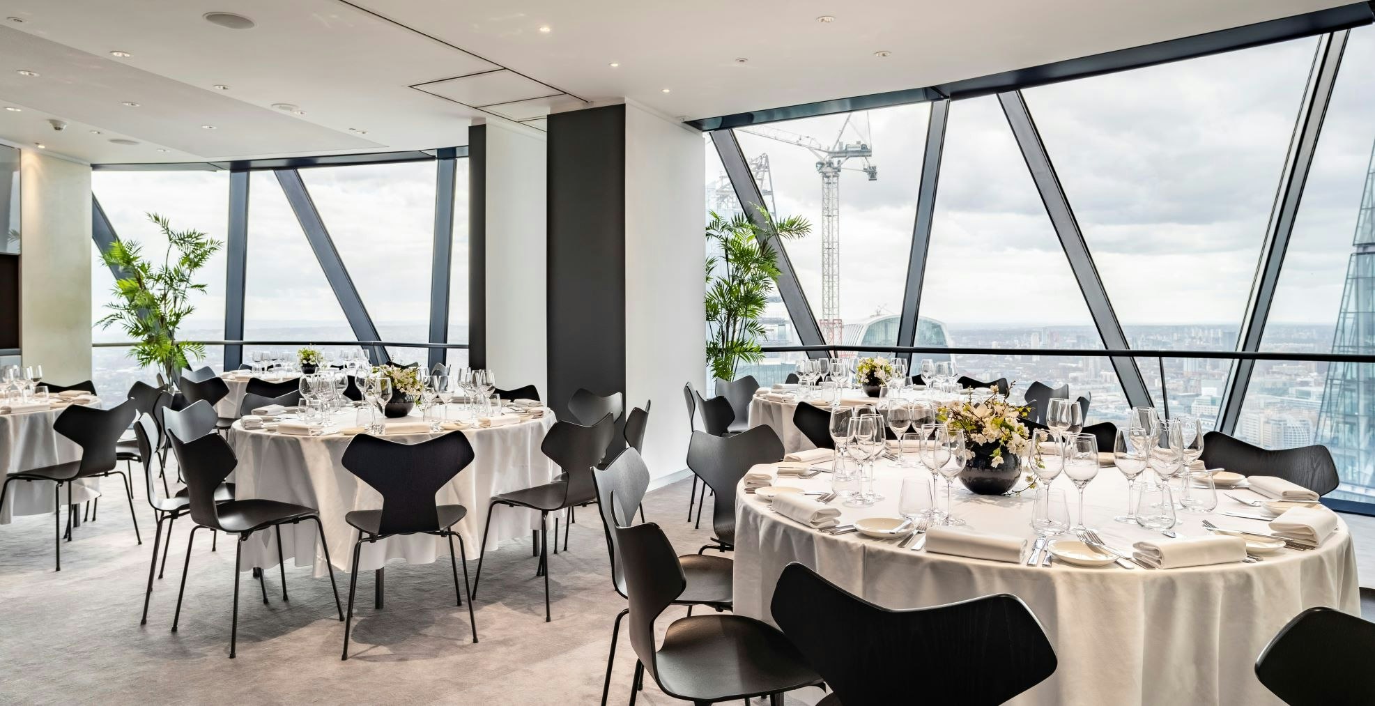 Private Dining Rooms With A View in London - Searcys at the Gherkin - Dining  in Exclusive hire of Level 38 - Banner