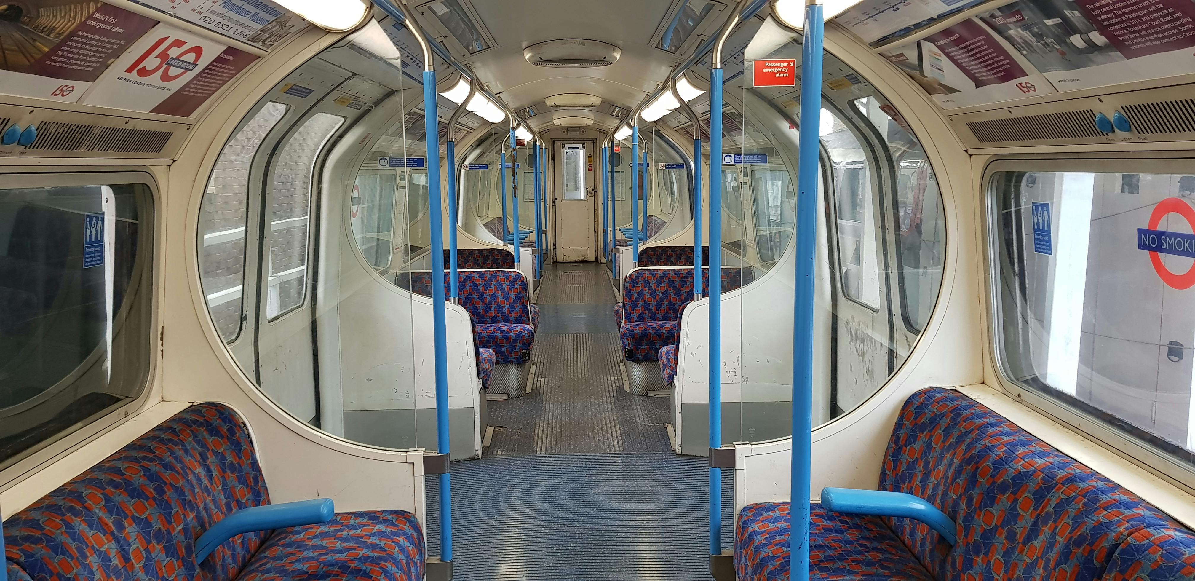 Victoria Line Underground Tube Carriage Film and Photo Walthamstow