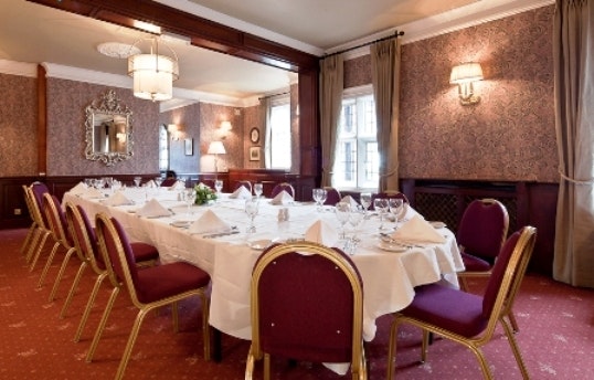 Private Dining Rooms - Best Western Plough and Harrow Hotel - Dining  in Bournville Suite - Banner