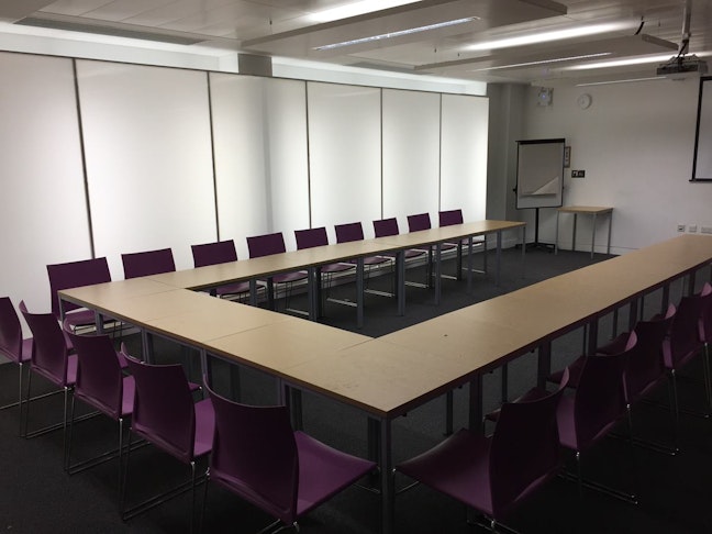 Queen Mary University meeting room