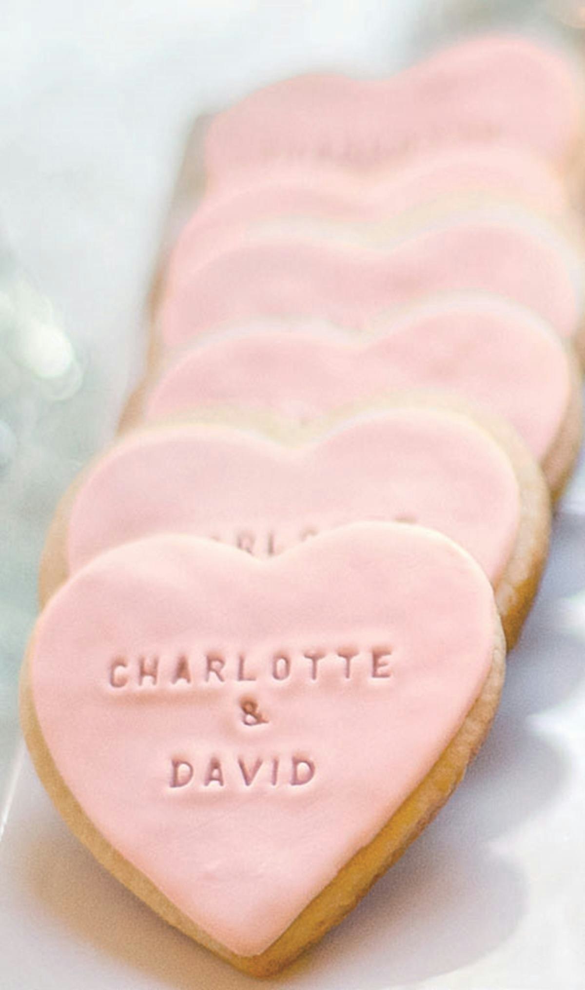 Cute heart shaped cookies
